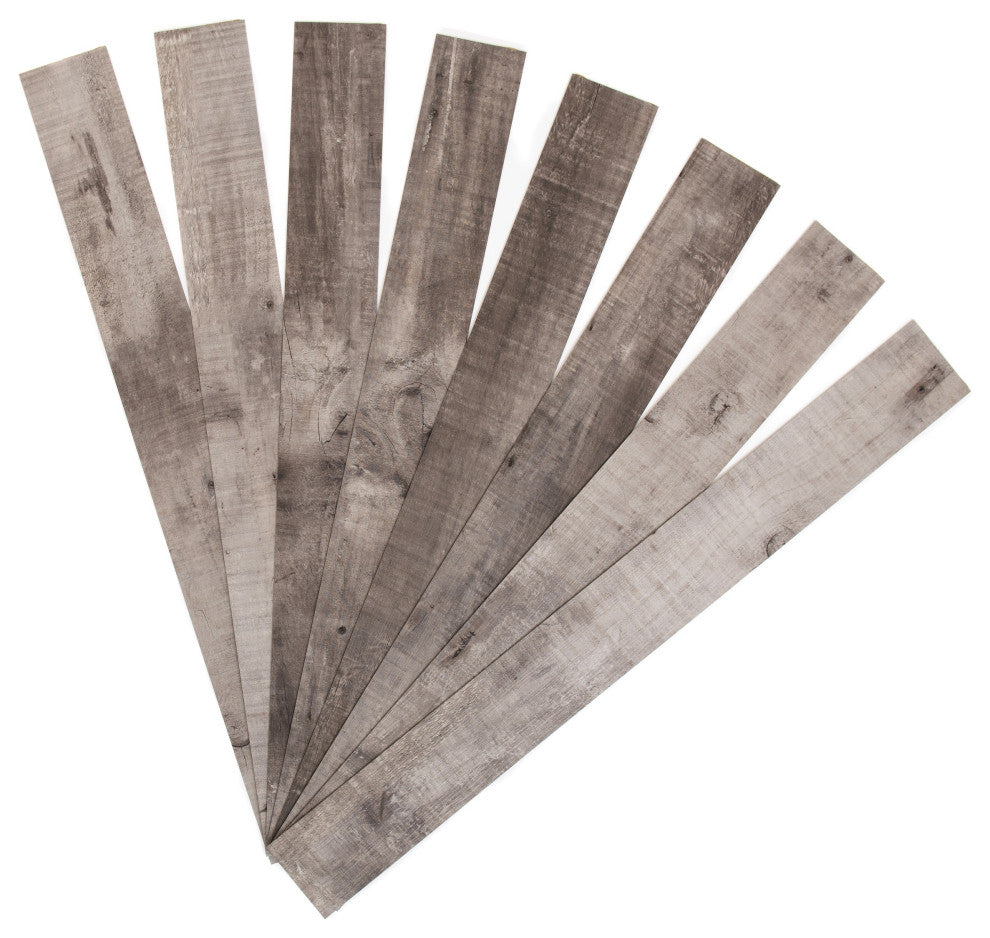 E-Z Wall Peel and Press Driftwood Wall Planks