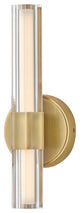 Hinkley Georgette Medium Led Sconce, Lacquered Brass