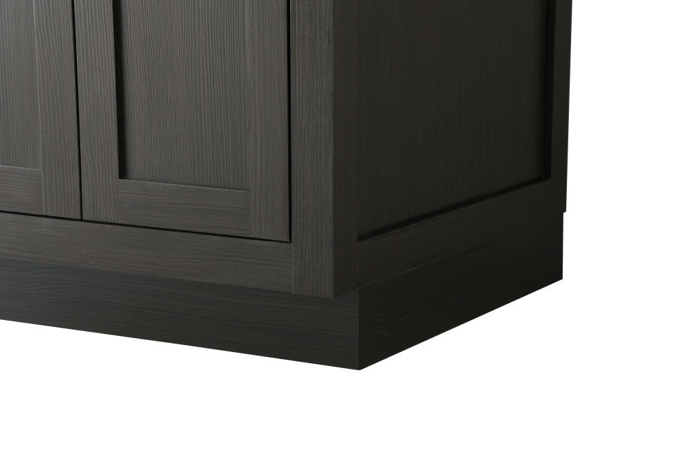 Home Living 30" Single Bathroom Vanity, Mocha Brown