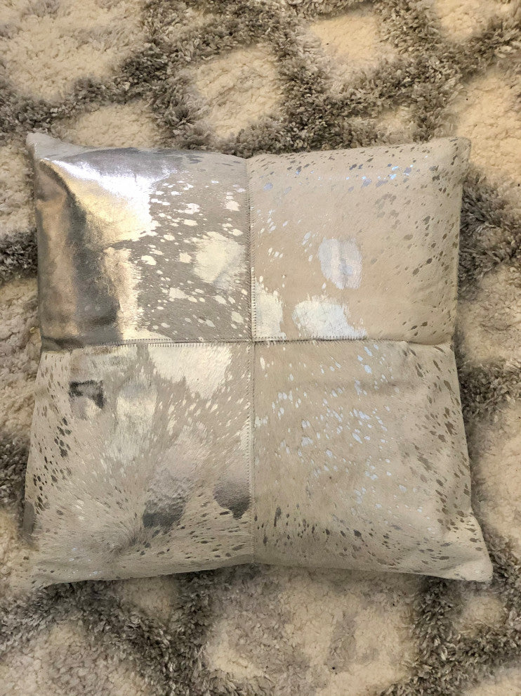 Decor Maisonette Dakota Throw Pillow, Gray, 20"x20"x3"