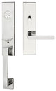 Tokyo Lever, Mortise Entry Handleset, RHR, Polished Stainless Steel