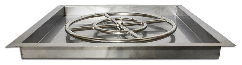 Stainless 16"x16"x2" Insert For 6-12 Fire Rings
