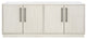 Safavieh Couture Mallory 4 Door Media Stand, White Wash