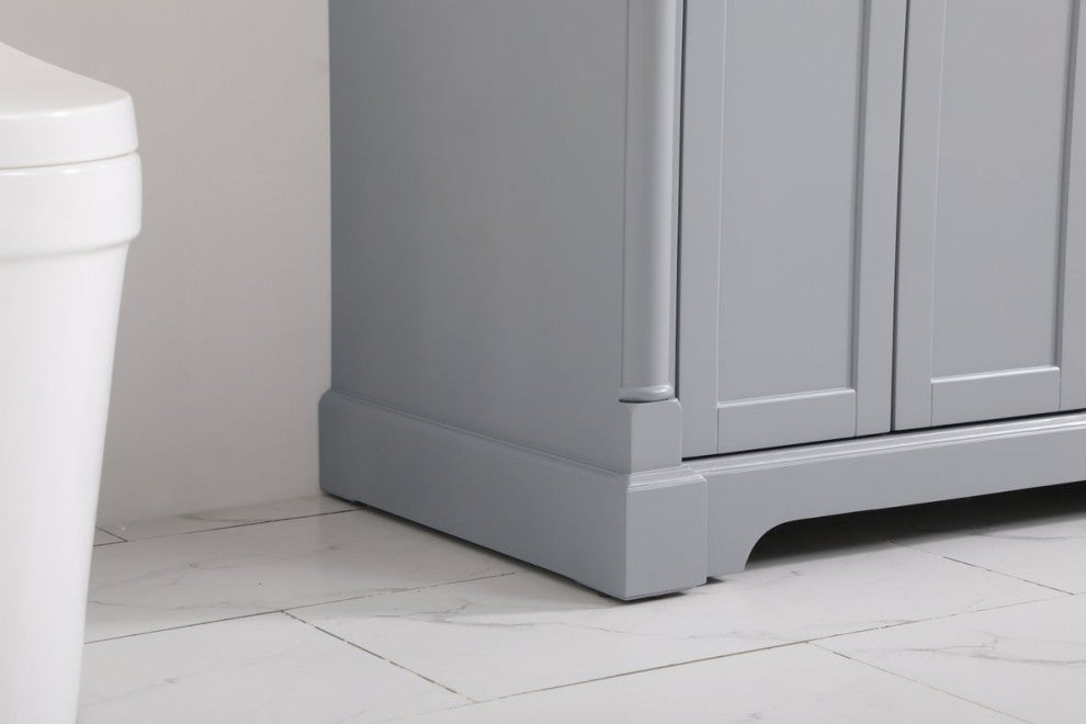 Home Living 36" Single Bathroom Vanity, Gray