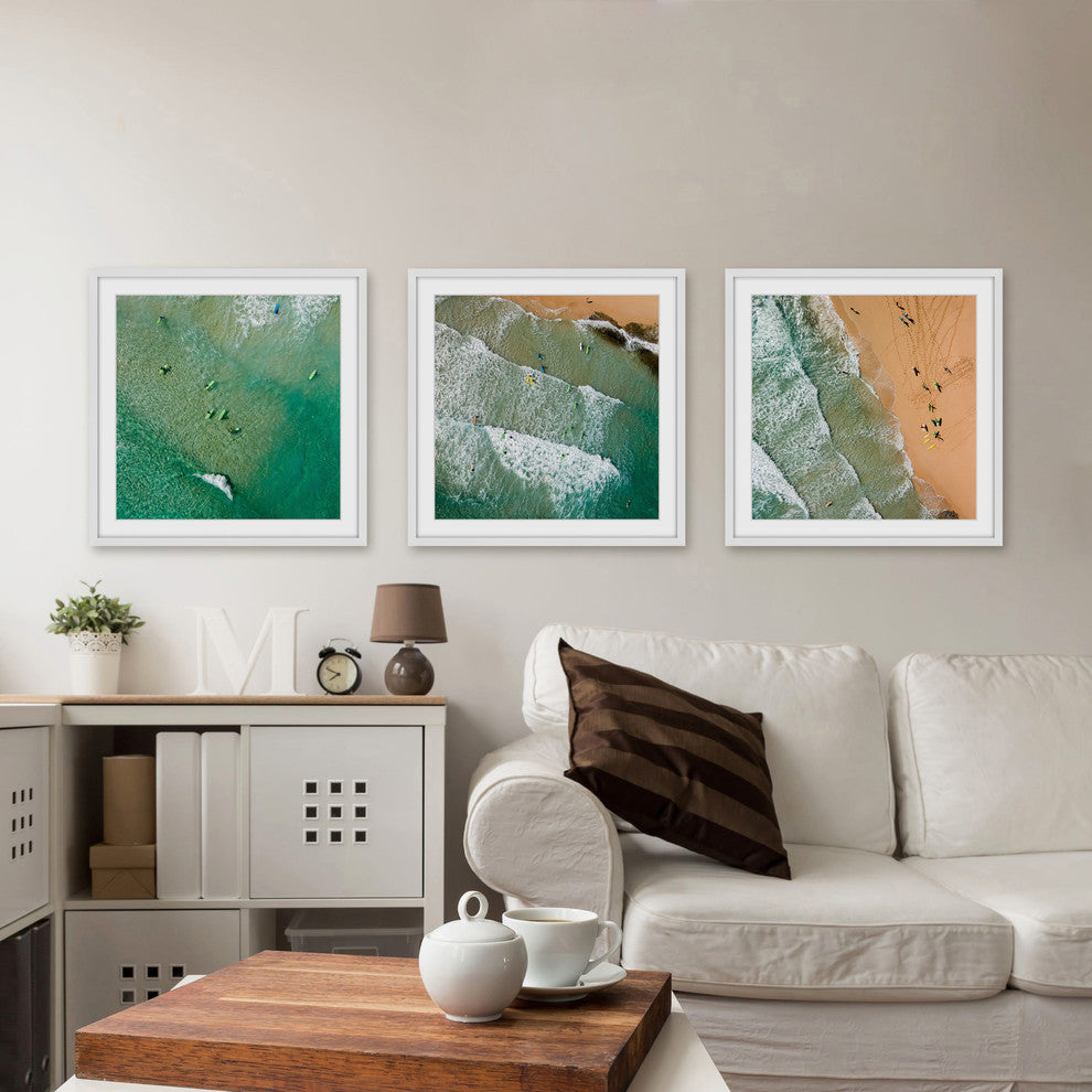 Waves Triptych, 72x24