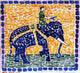 Maurice Prendergast Elephant - 20" x 20" Premium Canvas Print