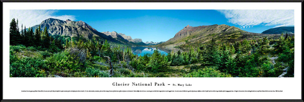 Glacier National Park - Saint Mary Lake - Standard Frame
