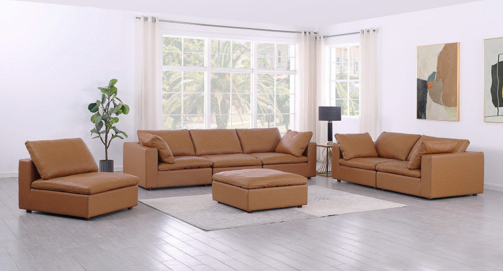 Dante  Modular Sofa,Loveseat and Chair in Top Grain Italian Leather