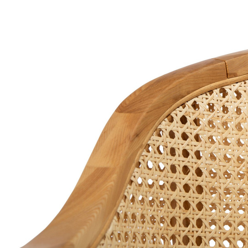 Safavieh Couture Rogue Rattan Dining Chair, Natural