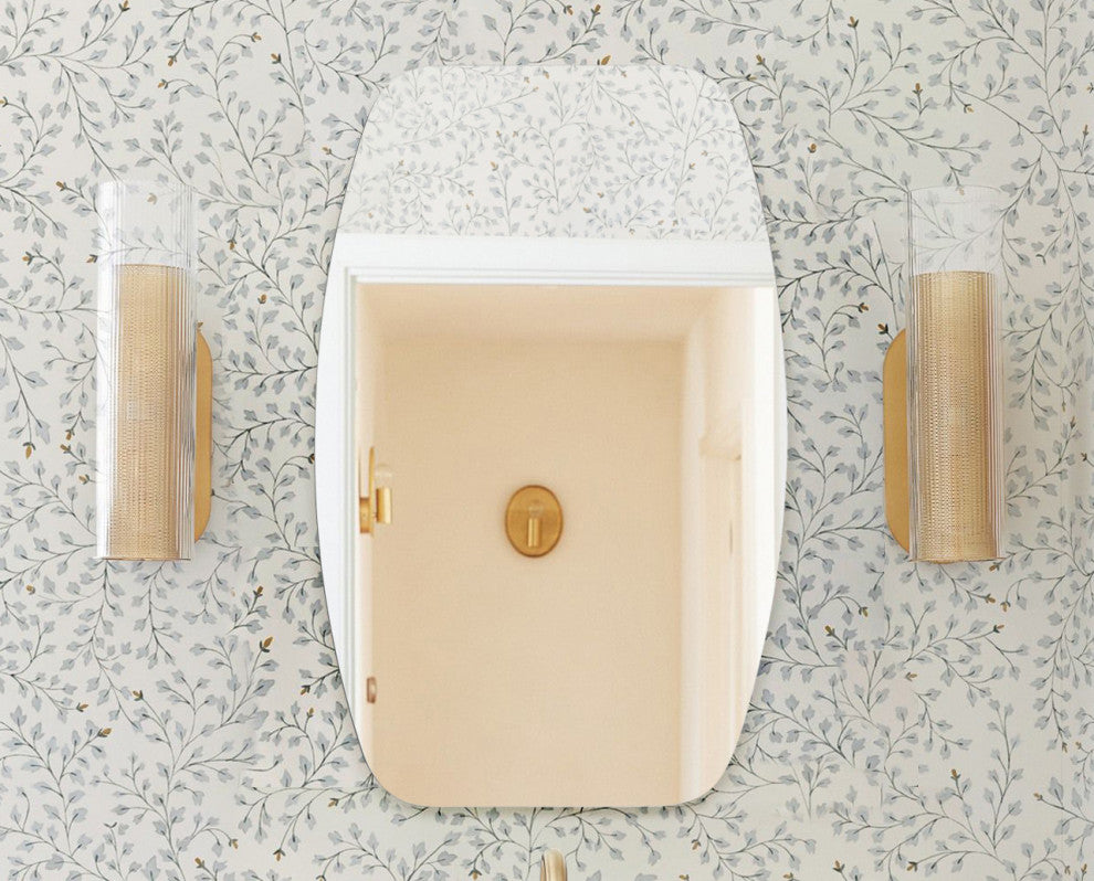 Sydney Mini 22"Wx28"H Oval Polished Frameless Bathroom Vanity Mirror