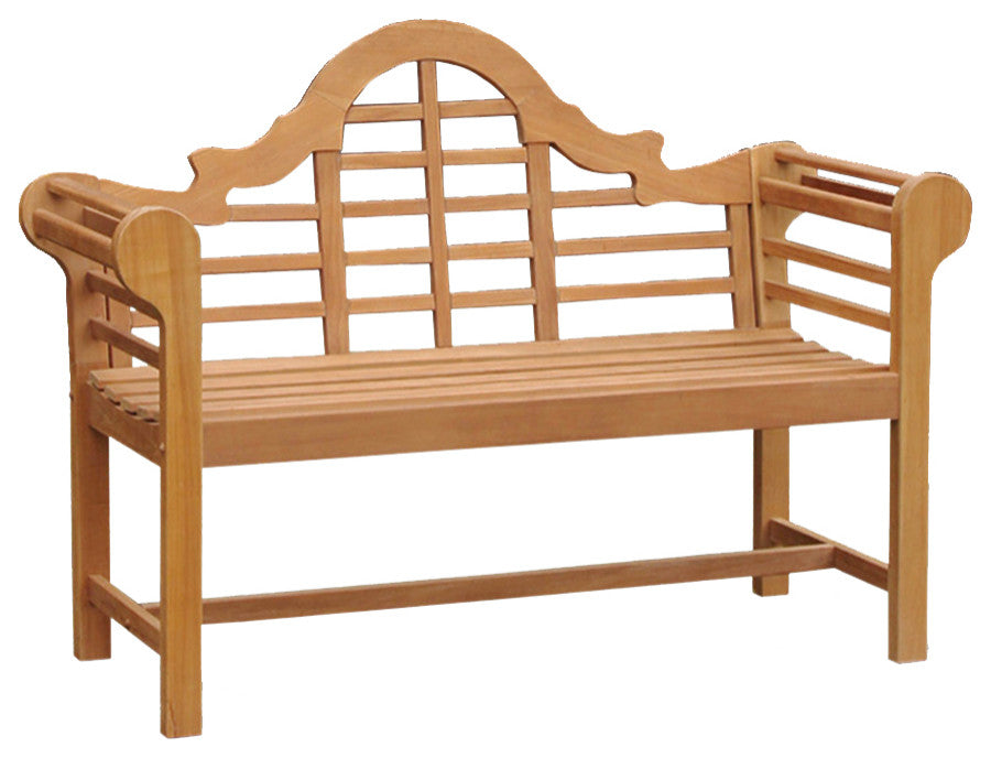 Lutyens Teak Wood 4 Feet Outdoor Bench