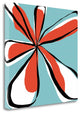 "Oh So Pretty - Aqua" By Jan Weiss, Giclee Print on Gallery Wrap Canvas