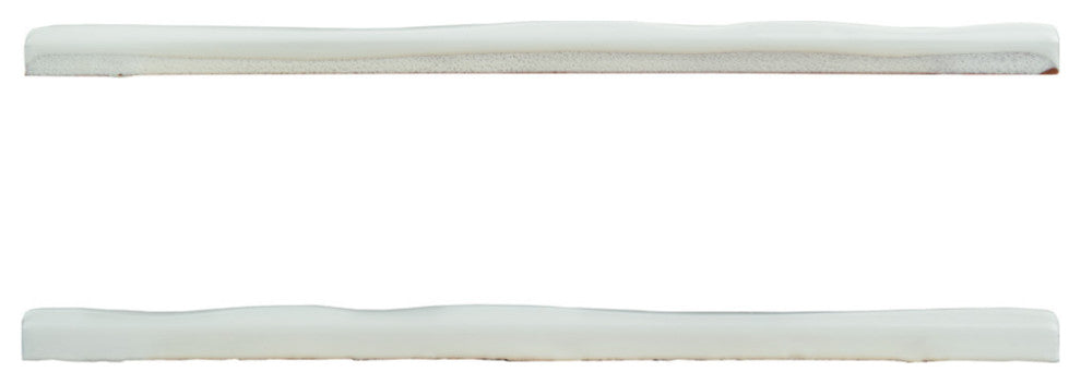 Listelo Ceramic Liner Wall Trim Tile, Blanco, Pencil Listelo
