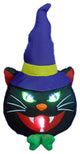 Black Cat With Hat, 4'
