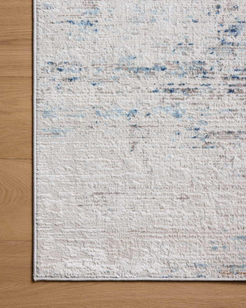 Loloi Townes Ivory / Sky 2'-7" x 7'-6" Runner Rug