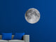 High Resolution Moon Print on Removeable Wall Vinyl