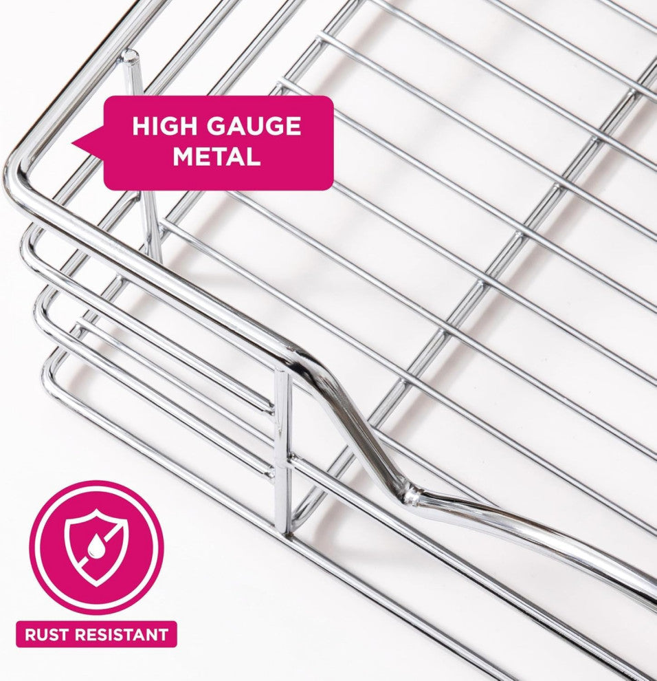 TARTO Heavy-Duty Pull Out Cabinet Organizer - Pantry Drawer Slide Out Caddy, 20"x21"