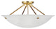 Oasis Ceiling Mount, Polished Brass