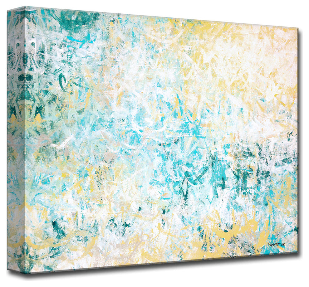 Ready2HangArt Abstract Canvas Art 'Elation' by Norman Wyatt, 20"x30"