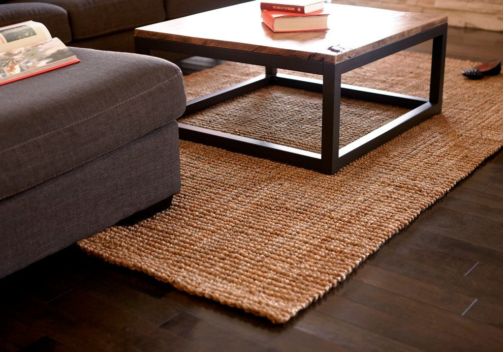 Andes Natural Jute Area Rug, 2'6"x8'