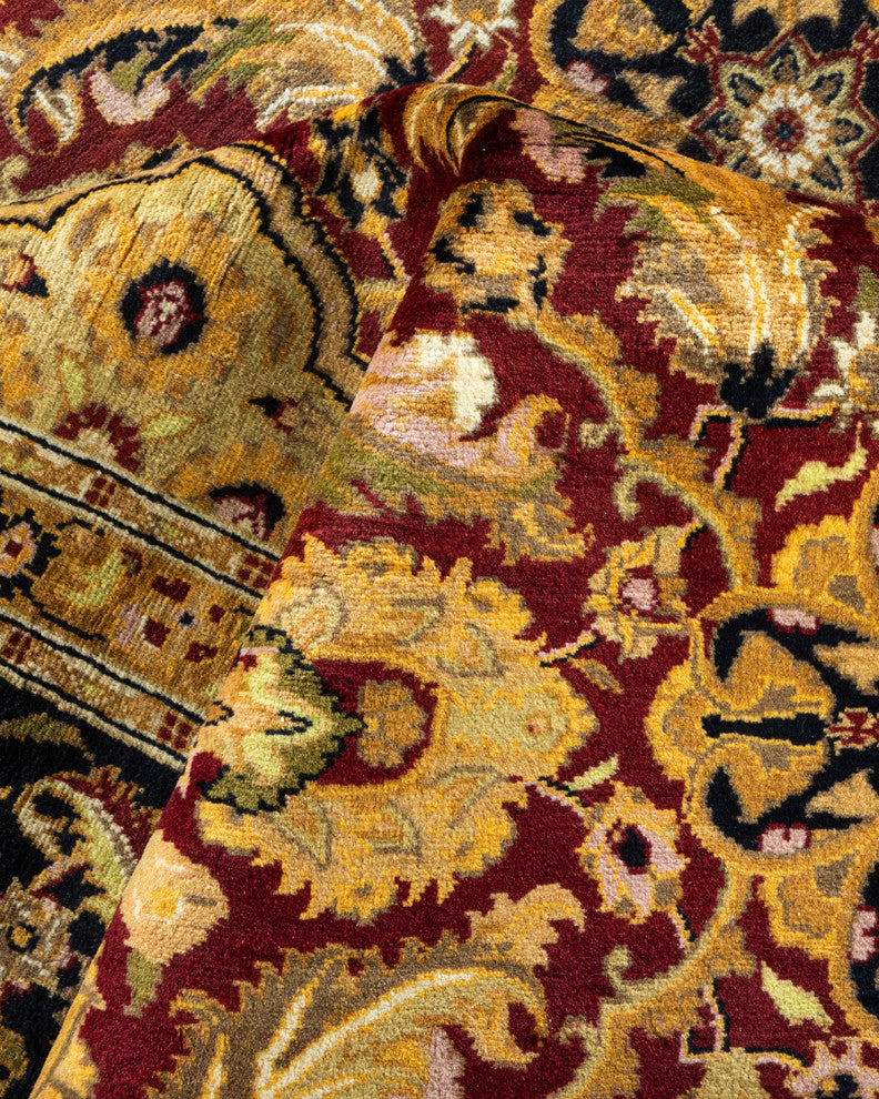 Mogul, One-of-a-Kind Hand-Knotted Area Rug Red, 6' 2 x 8' 10