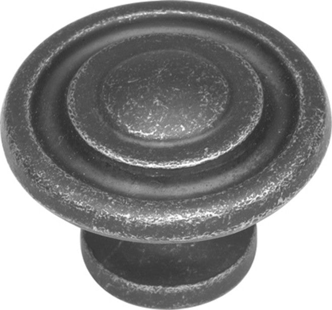 Belwith Hickory 1-3/8 In. Manchester Vibra Pewter Cabinet Knob  P2011-VP Hardwar