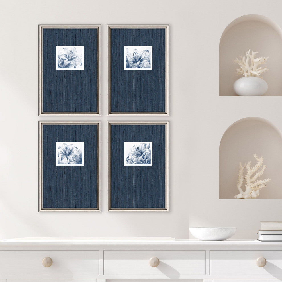 Lilies Framed Art, 4-Piece Set