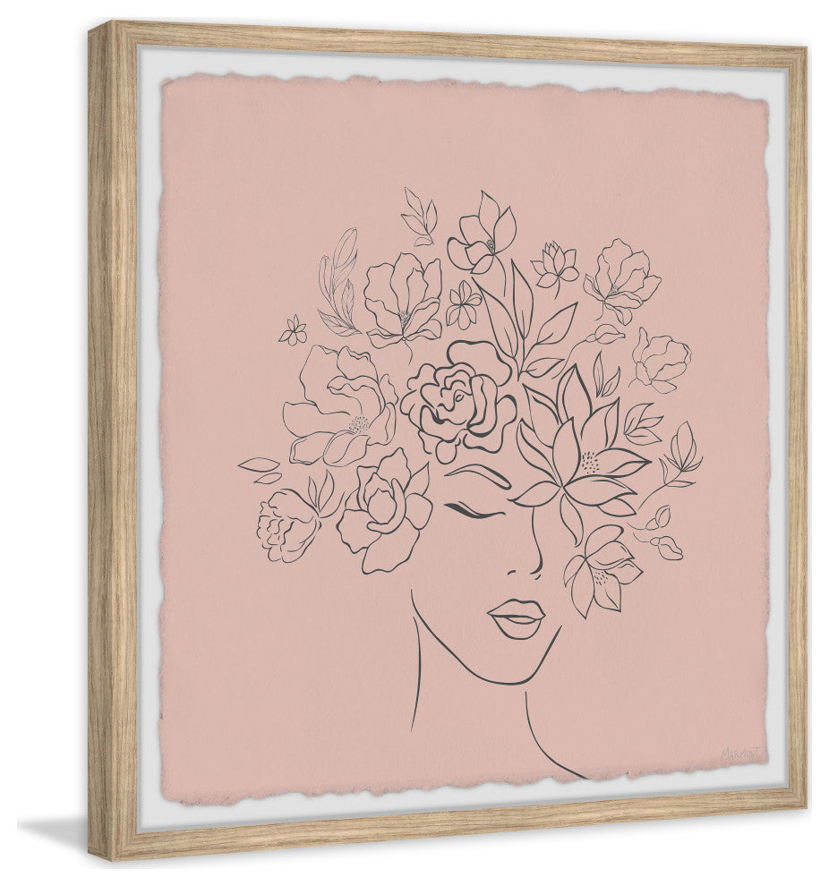 "Wild Influence" Framed Painting Print, 32x32