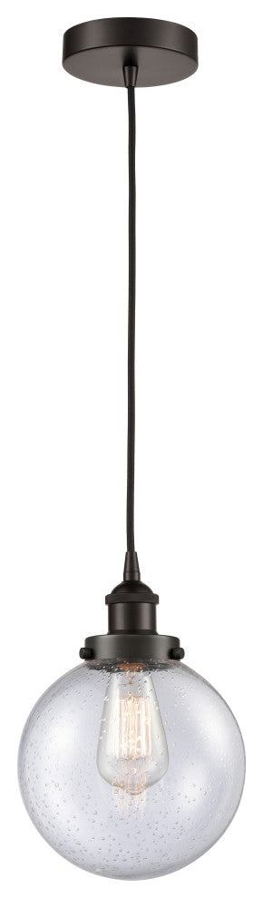 Innovations 616-1PH-OB-G204-8-LED 1-Light Mini Pendant, Oil Rubbed Bronze