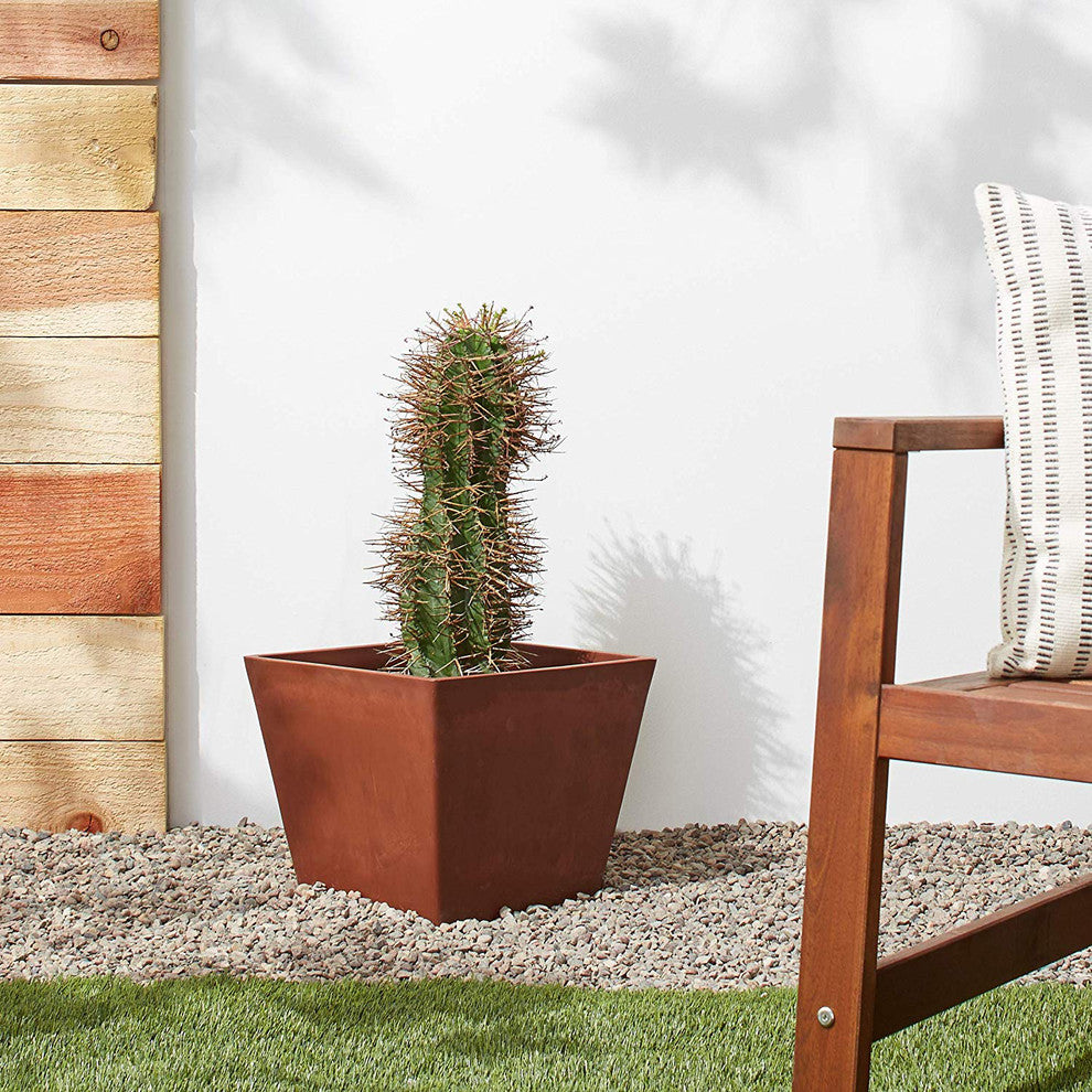Simplicity Square Planter, Terra-Cotta