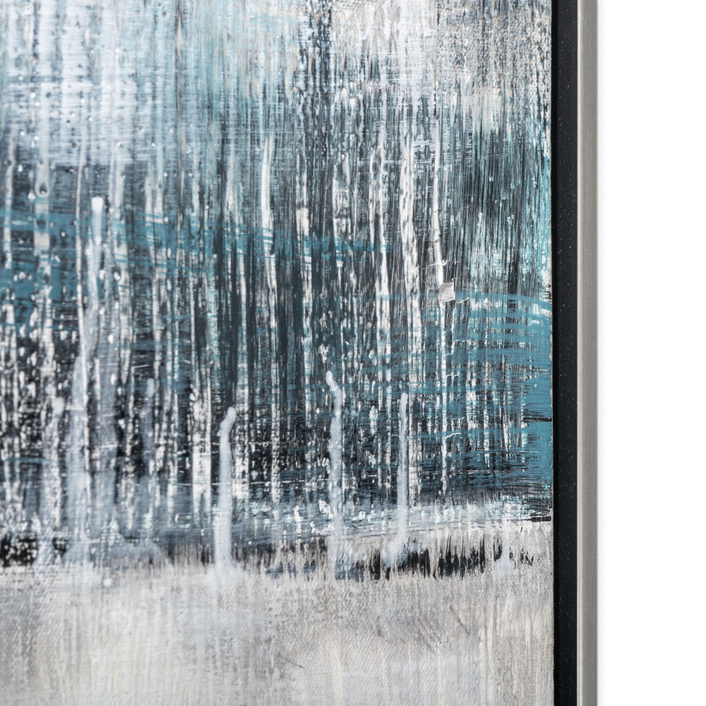 Cabalistic Horizon, Hand Painted Framed Canvas