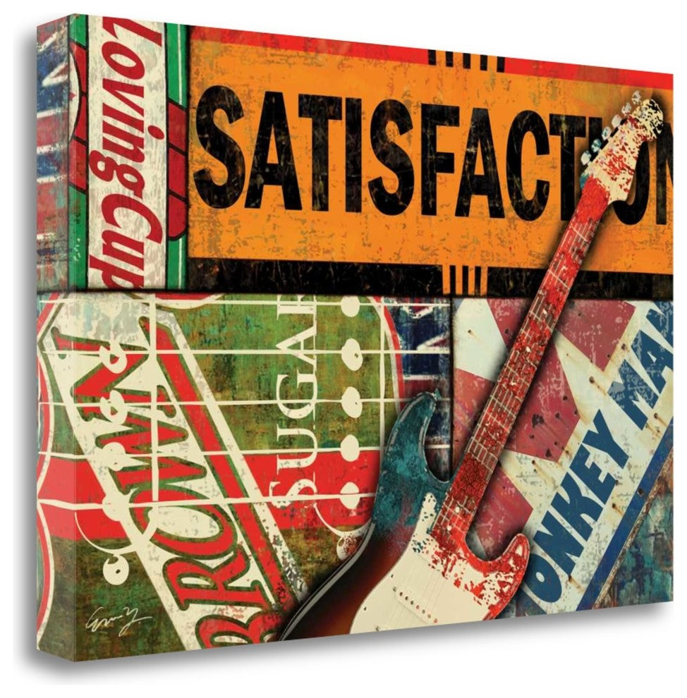 "Satisfaction I" By Eric Yang,Ready to Hang Giclee Print on Gallery Wrap Canvas