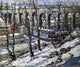 Edwin H Gunn Highbridge  The Harlem River, 20"x25" Gallery Wrapped Canvas