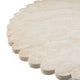 Blossom Washed Travertine Finish Indoor / Outdoor 54" Round Dining Table