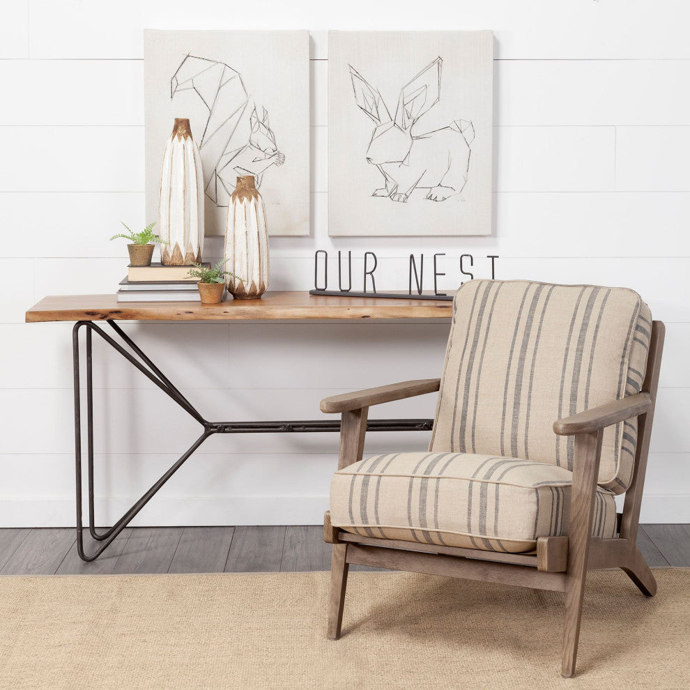 Our Nest Black Metal Sign