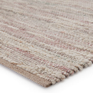 Jaipur Living Sanja Handmade Solid Area Rug, Pink/Cream, 5'x8'