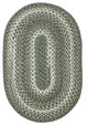 Homespice Decor - 3 x 5' Oval Cedar Ridge Ultra Durable Braided Rug