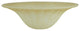23092-01 Amber Replacement Torchiere Glass Shade, 6"x18"