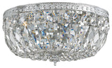Crystorama 712CHCLSAQ Three Light Ceiling Mount Ceiling Mount