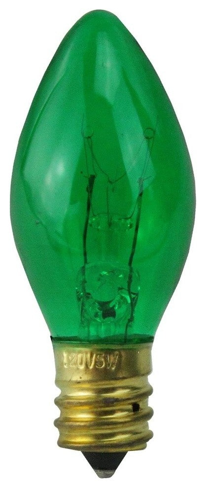 Incandescent C7 Christmas Replacement Bulbs, Set of 25