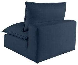 Cali Modular Armless Chair, Navy