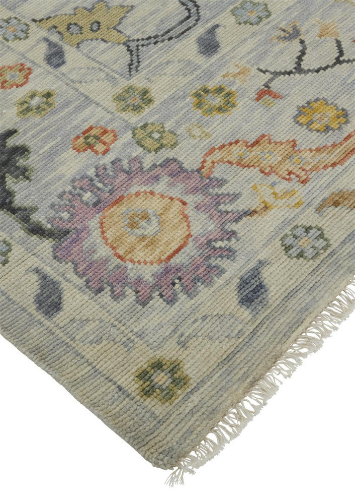 Weave & Wander Larson Multi 2'x3' Hand Knotted Area Rug