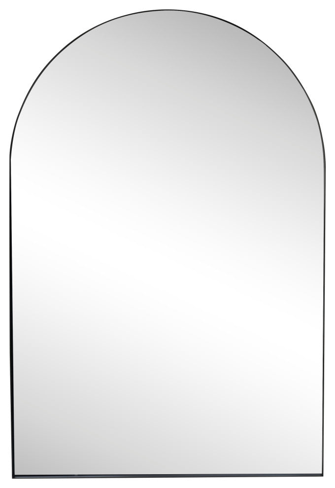 Elodie Medium Arched Metal Framed Wall Mounted Mirror