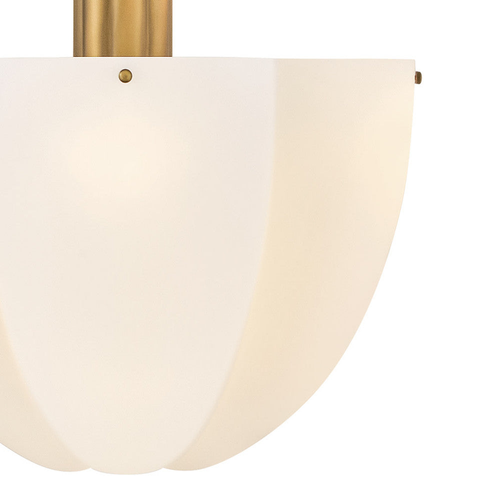 Hinkley Becca Large Pendant, Heritage Brass