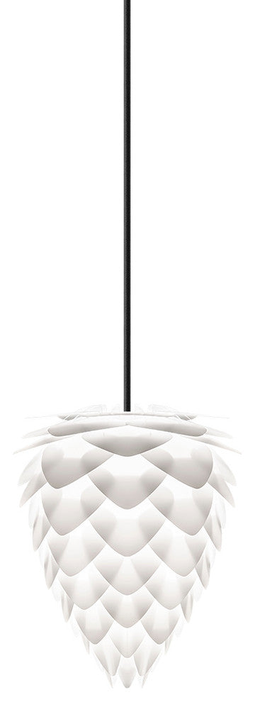 Conia Plug-In Pendant, Black/White, Mini