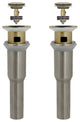 STYLISH Brushed Gold Pop-Up Bathroom Sink with Overflow Set of Two