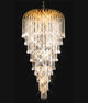 Artistry Lighting Falls Collection Hanging Crystal Chandelier 36x70, Gold
