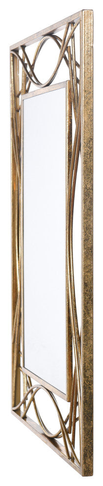 Gemma - Metal Wall Mirror - Gold Finish