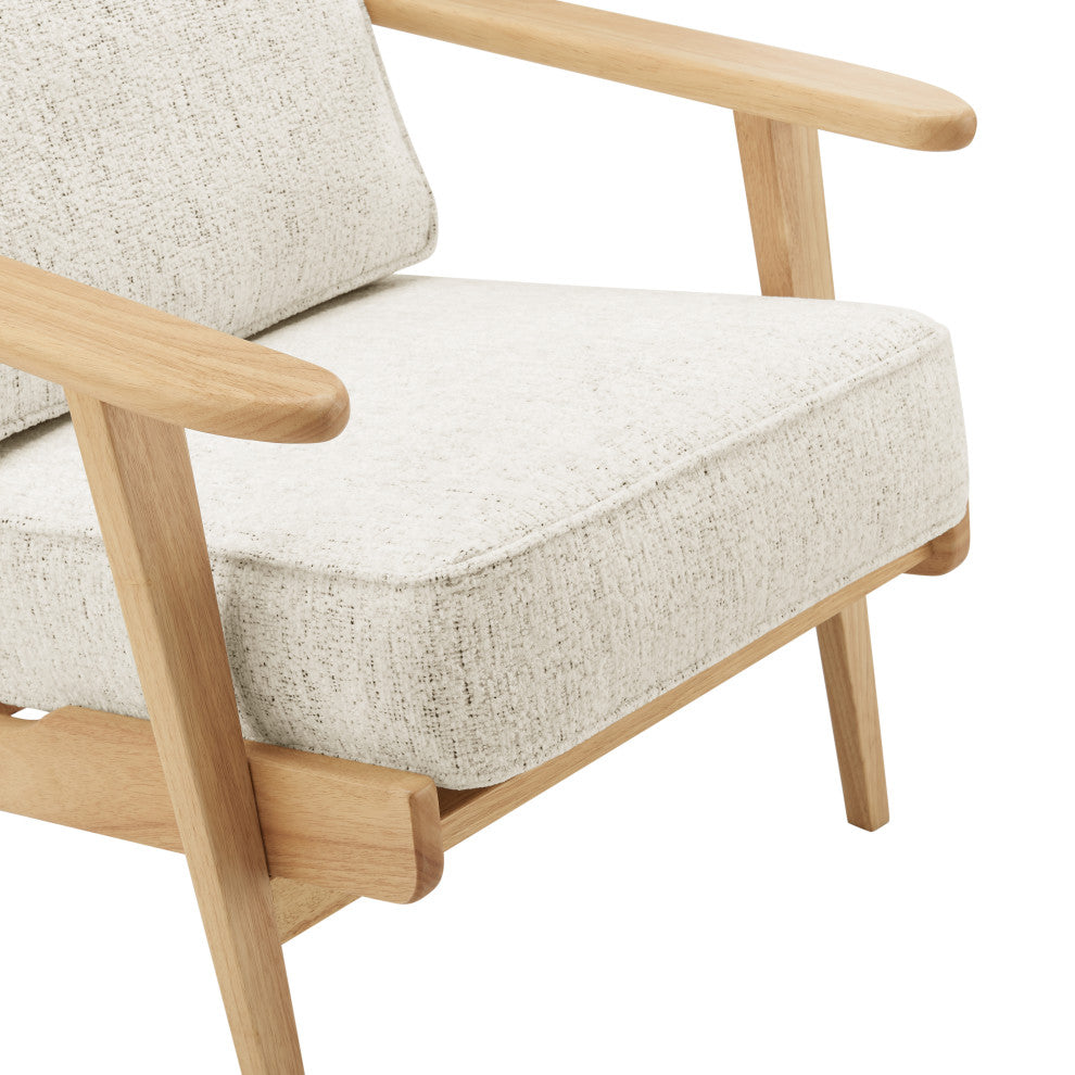 Albert Fabric Accent Arm Chair, Concord Cream