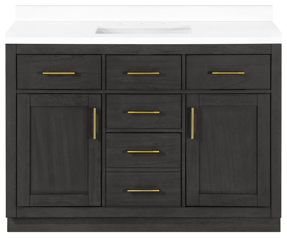 OVE Decors Bailey Vanity, Sahara Birch, 48"